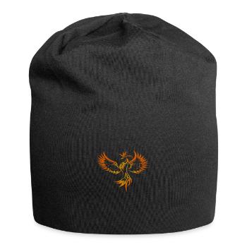 Asche zu Asche? Quatsch! Asche zu Phönix - Jersey-Beanie - Schwarz - Vorne