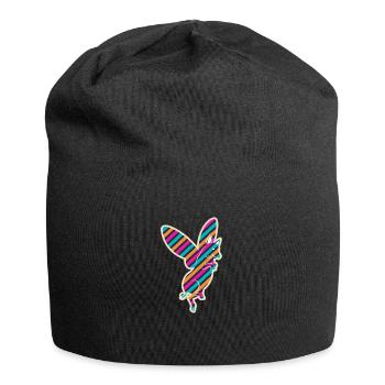 Fliegendes Schwein, Alice im Wunderland - Jersey-Beanie - Schwarz - Vorne