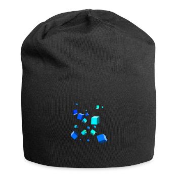 Cubes 3D - Bonnet en jersey - noir - Devant