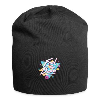 Fühle das Bern - Jersey-Beanie - Schwarz - Vorne