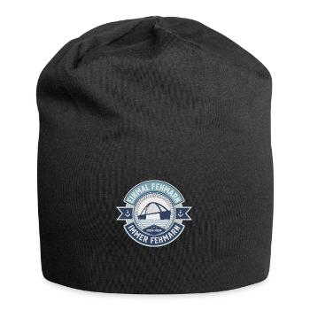 Fehmarn - Einmal Fehmarn Immer Fehmarn - Jersey-Beanie - Schwarz - Vorne