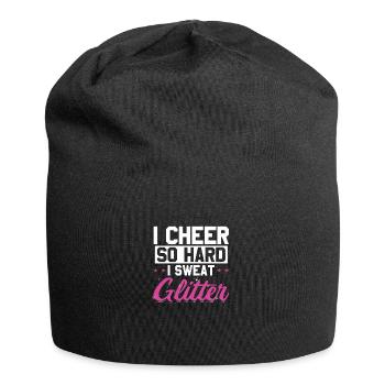 Cheerleaders Sayings Cheer Cheerleading gifts - Jersey Beanie - black - Front