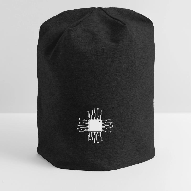Platine & CPU - Technik & Informatik Geschenkidee Jersey-Beanie