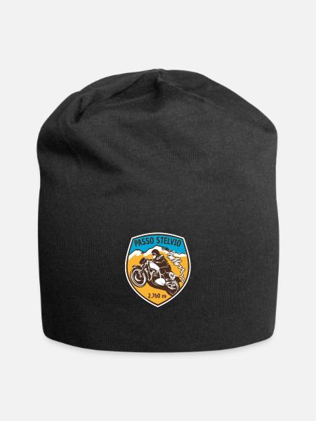 001 stelvio motorcycle i 01 - Jersey Beanie - black