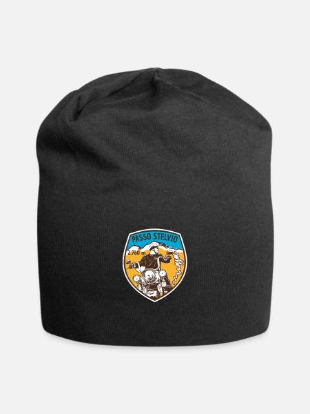 001 stelvio chopper i 01 09 - Jersey Beanie - black