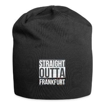 straight outta Frankfurt pic - Bonnet en jersey - noir - Devant