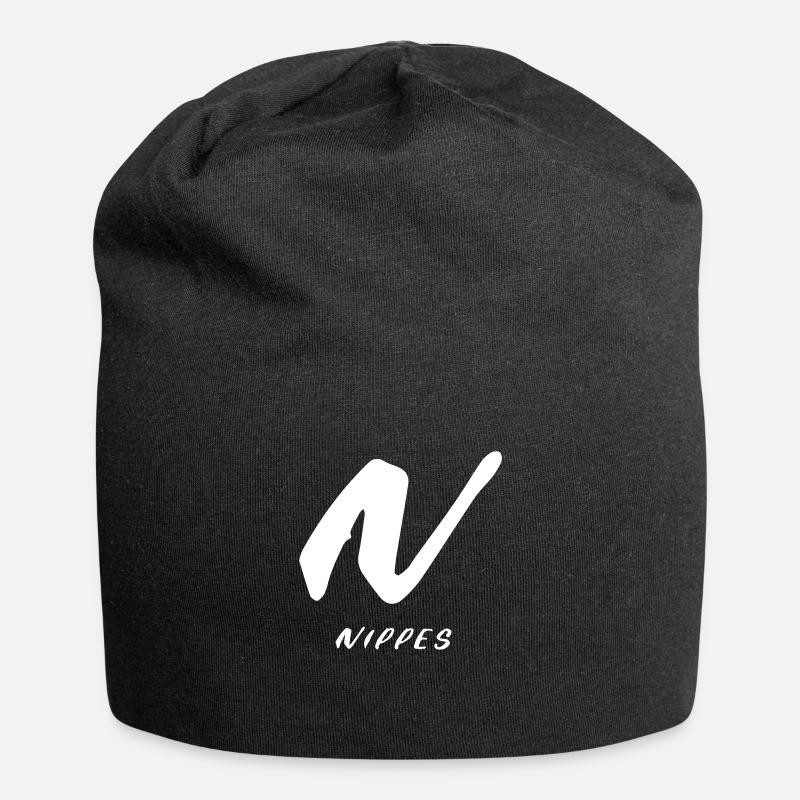 sip design - Jersey Beanie - black