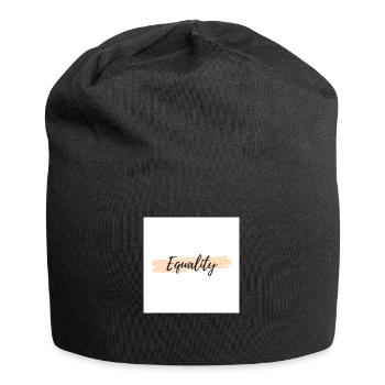 Égalité - Bonnet en jersey - noir - Devant