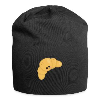 Croissant - Jersey-Beanie - Schwarz - Vorne