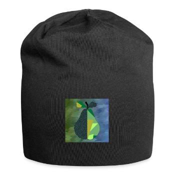 Poire - Bonnet en jersey - noir - Devant