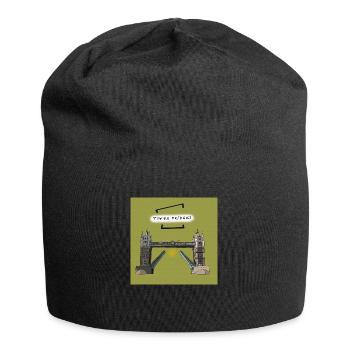 Tower Bridge - Jersey-Beanie - Schwarz - Vorne