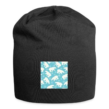 Ours polaire - Bonnet en jersey - noir - Devant