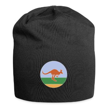 kangaroo - Jersey Beanie - black - Front