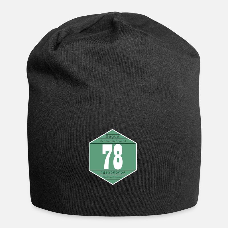 Vignette 1978 - Bonnet en jersey - noir