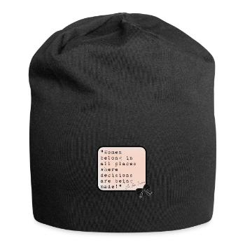 RBG Ruth Bader Ginsburg - citation - Bonnet en jersey - noir - Devant