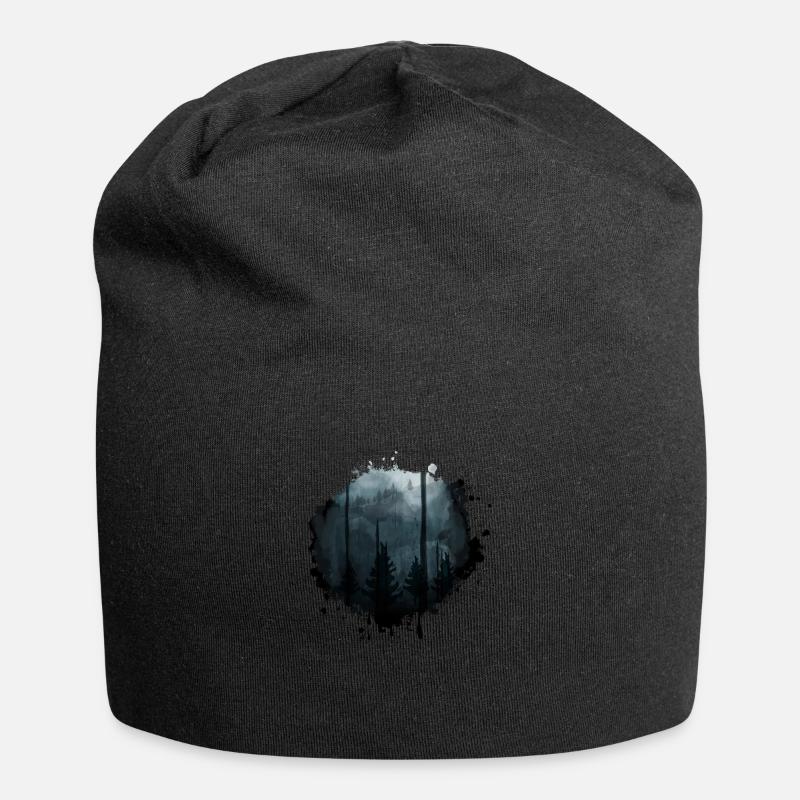 Forêt Noire - Bonnet en jersey - noir