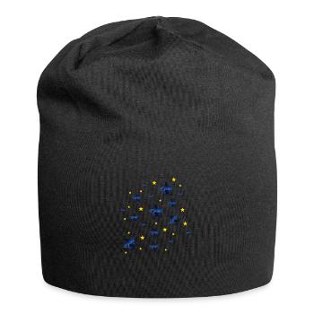 stars - Jersey Beanie - black - Front