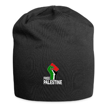 Palestine libre - Bonnet en jersey - noir - Devant