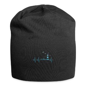 Coast Heartbeat - Jersey Beanie - black - Front