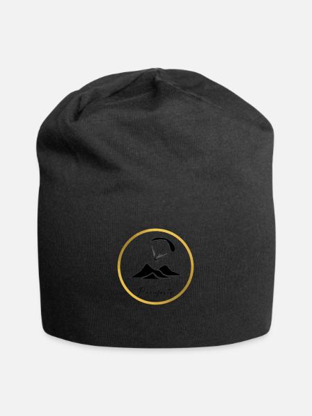 Gleitschirmfliegen - Jersey-Beanie - Schwarz