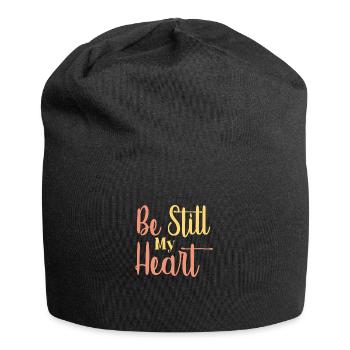 Be Still My Heart - Jersey Beanie - black - Front
