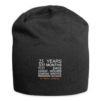 Anniversaire 25 years 300 months - Bonnet en jersey - noir - Devant