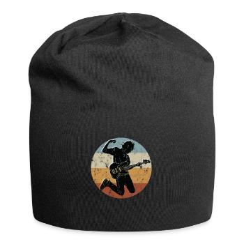 Basse | Basse E-Basse | Basse-Guitare Design - Bonnet en jersey - noir - Devant