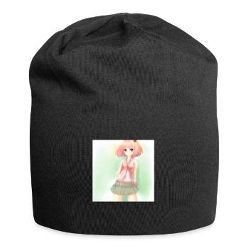 Anime - Bonnet en jersey - noir - Devant