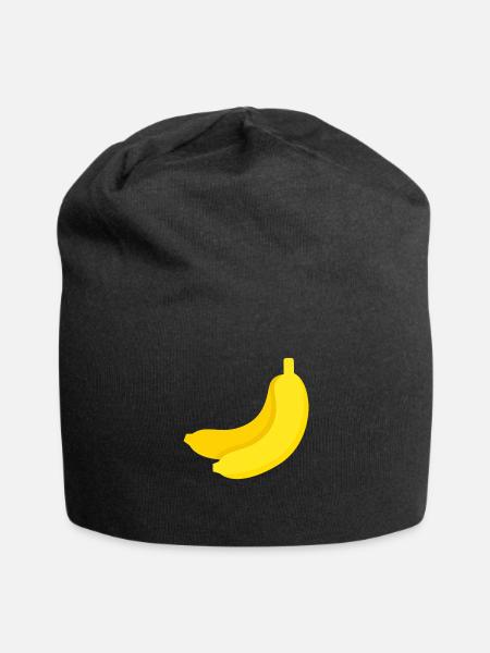 banana - Jersey Beanie - black