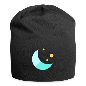 Lune - Bonnet en jersey - noir - Devant
