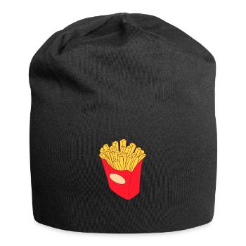 french fries - Jersey Beanie - black - Front