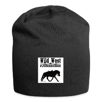 Western Fjordpferd - Jersey-Beanie - Schwarz - Vorne