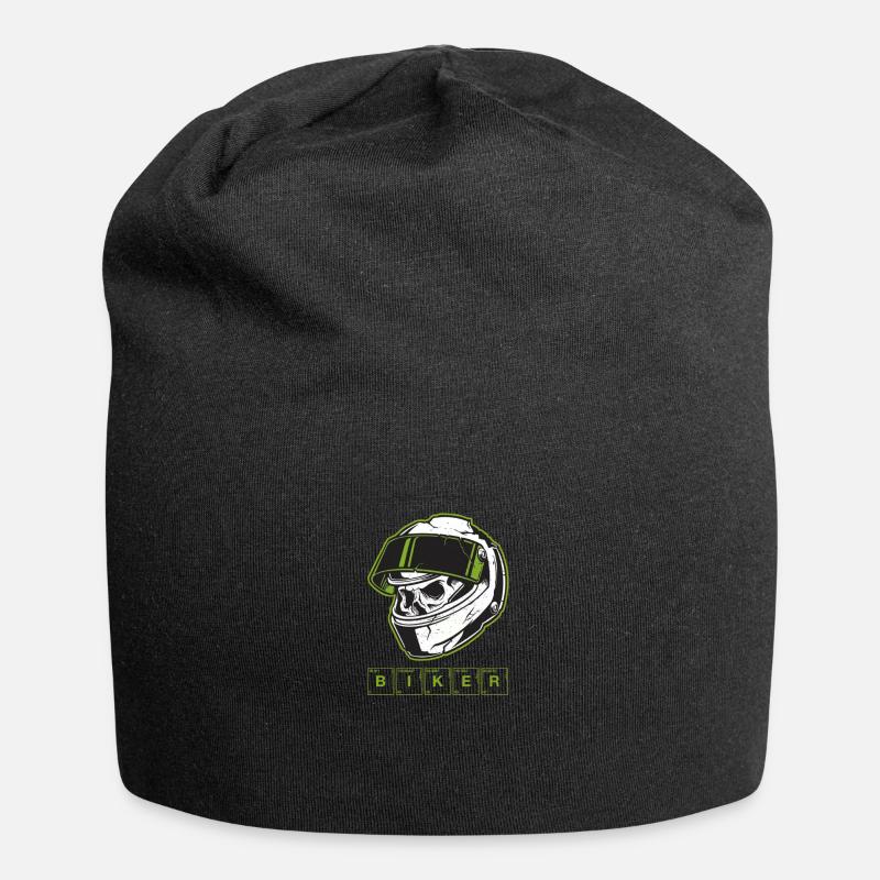 biker - Jersey Beanie - black