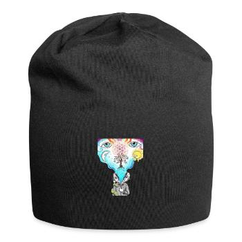 open mind - Jersey-Beanie - Schwarz - Vorne