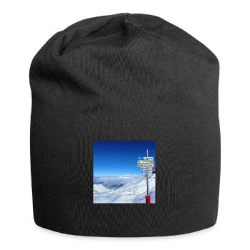 Alps route - Jersey Beanie - black - Front