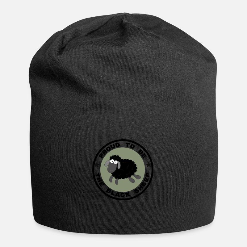 PROUD TO BE THE BLACK SHEEP - Bonnet en jersey - noir