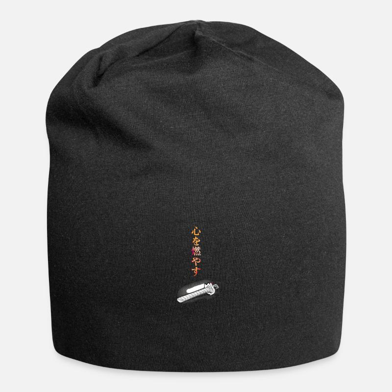 Set Your Heart Ablaze - Jersey-Beanie - Schwarz