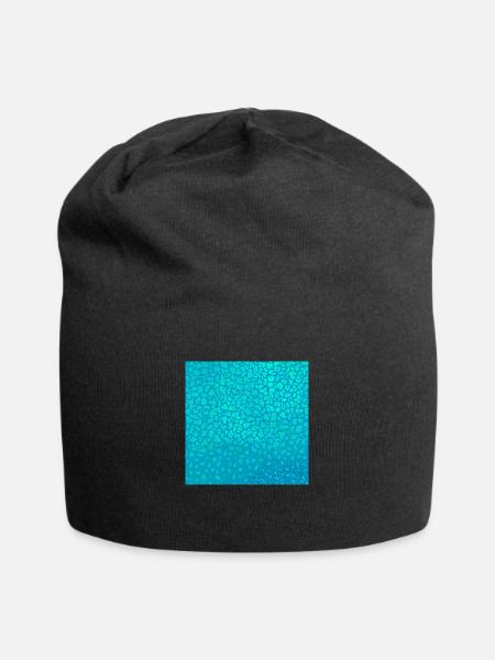 Leopardenmuster | Leopard Print | African Animal - Jersey-Beanie - Schwarz