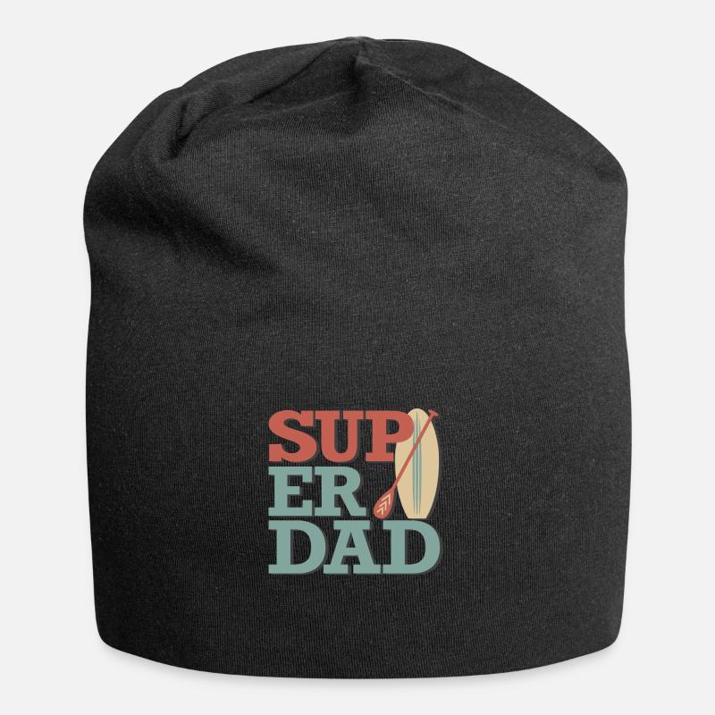 Super Dad - Jersey Beanie - black