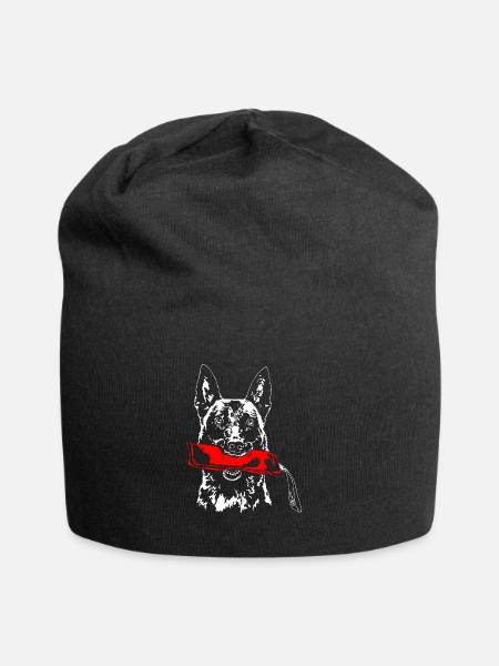 Belgischer MALINOIS Hundesport Hunde IGP Wilsigns - Jersey-Beanie - Schwarz