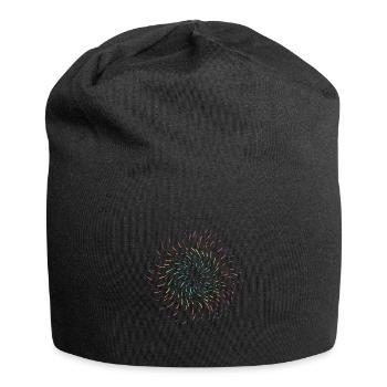 Faire le tourbillon arc-en-ciel lui-même - Bonnet en jersey - noir - Devant