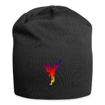 Maori Taekwondo Girl Polynesian Tribal Tattoo - Bonnet en jersey - noir - Devant