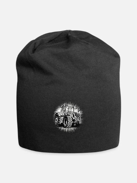 Traktor - Jersey-Beanie - Schwarz
