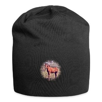 Cheval - Bonnet en jersey - noir - Devant