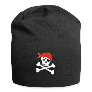 PIRATE - Jersey Beanie - black - Front