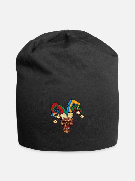 Skull Fasnet Carnival Carnival - Jersey Beanie - black