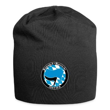 Königliche Bayrische Antifa - Jersey-Beanie - Schwarz - Vorne