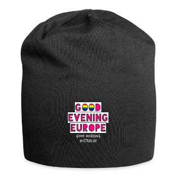 Bonsoir Europe - Bonnet en jersey - noir - Devant