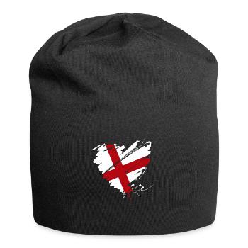 Cœur Angleterre Football Londres Royaume Monarchie - Bonnet en jersey - noir - Devant