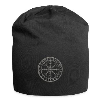 WIKINGER SYMBOL - Jersey-Beanie - Schwarz - Vorne
